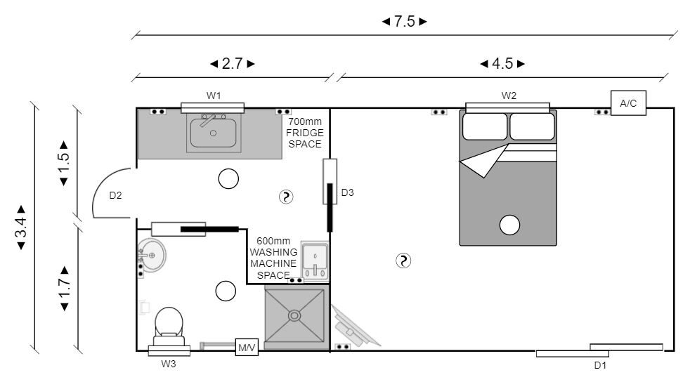 Anne Portable Granny Flat - Best Portable Granny Flat Buildings by Design in QLD